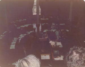 Legislators in the House chamber of the Capitol in Montgomery, Alabama.