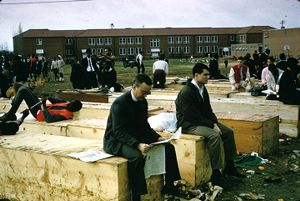 Marchers at the City of St. Jude in Montgomery, Alabama, on the final day of the Selma to Montgomery March.