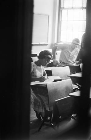 Patricia Marcus, one of the first African American students to enroll at West End High School in Birmingham, Alabama.