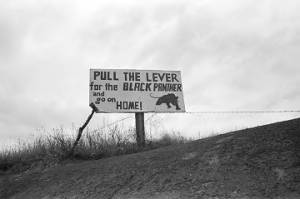 Roadside sign for the Lowndes County Freedom Organization.