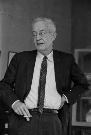 Clifford Durr standing in his office in Montgomery, Alabama.