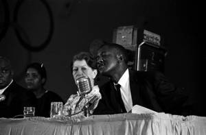 Man speaking at a hearing of the Senate Subcommittee on Employment, Manpower, and Poverty at the Heidelberg Hotel in Jackson, Mississippi.