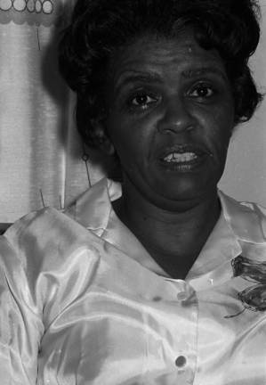 Hazel Gregory, office secretary and board member of the Montgomery Improvement Association.