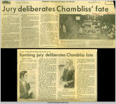 Jury deliberates Chambliss' fate