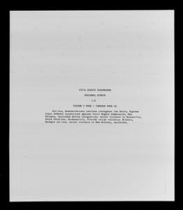 Civil Rights Movement scrapbooks. National events volume 5