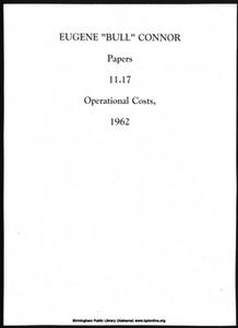 Operational Costs, 1962
