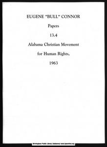 Alabama Christian Movement for Human Rights, 1963