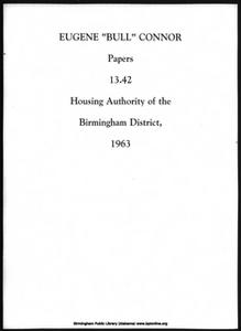 Housing Authority of the Birmingham District, 1963