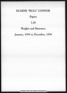Weights And Measures, January, 1959 to December 1959
