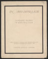 Programs and pamphlets, 1891-1934