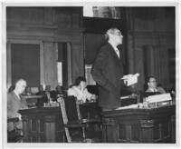 Raymond Alexander Speaking, circa 1960
