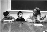 C. Eric Lincoln and School Children, circa 1990