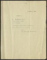 Memorandum Between Oretha B. Brown and Neighborhood Union, November 5, 1931