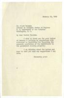 Correspondence to Dr. Clark Foreman, January 19, 1934