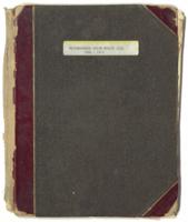 Neighborhood Union Minute Book, 1908-1918