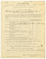 American Red Cross Home Hygiene and Care of the Sick Report, January 3, 1924