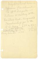 Neighborhood Union Notes, circa 1920