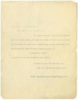 Charter Certification Documents, March 17, 1911