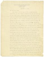 Correspondence Between Clara Gable Sale and Mrs. Hope, December 1, 1915