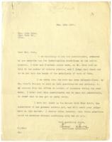 Correspondence Between Rosa Lowe and Mrs. John Hope, February 19, 1917