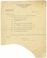 Correspondence Between Edna E. Lawson and Mrs. John Hope, January 19, 1922