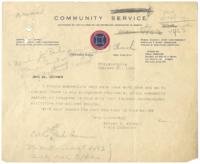 Correspondence Between Ernest T. Attwell and Mr. Chivers, January 31, 1925