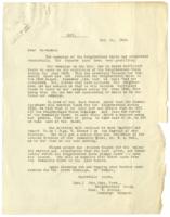 Correspondence From Mrs. John Hope, November 11, 1925