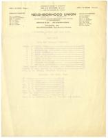 "Continued, Report For Year 1925 West Side", 1925