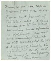 Note and Neighborhood House Registration Card, January 1915