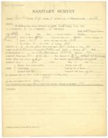Sanitary Survey, January 22, 1925