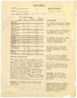Ben Hill School Survey, circa 1930