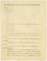 "Questionnaire for Survey of Standards of Living in Colored Districts in Atlanta", circa 1910
