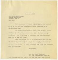 Correspondence Between Mrs. Hope and Rogers Incorporated, October 3, 1931