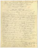 Draft of "The West Side Unemployment Relief Committee Issues Its Annual Report", 1931