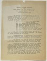 Report of Informal Conference of State Committee on Race Relations, February 18-20, 1924