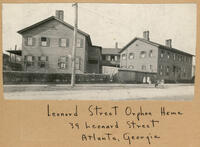Leonard Street Orphan Home Exterior, circa 1915