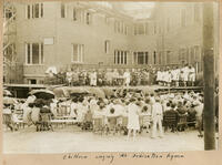 Children Singing at Dedication Day, May 1926