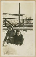 Girls in Snow, circa 1933