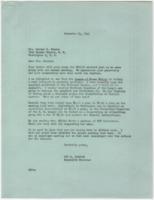 Correspondence Between Guy B. Johnson and Mrs. Sterne, November 1945