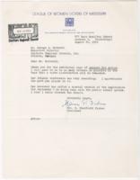 Correspondence Between George S. Mitchell to Mrs. T. Chatfield Fisher, August 26, 1954