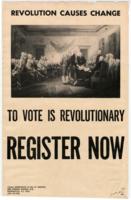 "Revolution Causes Change" Poster, circa 1962