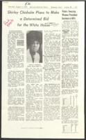 "Shirley Chisholm Plans to Make a Determined Bid for the White House" Article, August 5, 1971