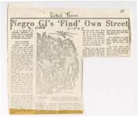 "Negro GI's 'Find' Own Street", March 5, 1967