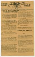 Hinds County F.D.P. Newsletter, August 11, 1967