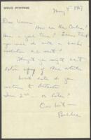 Correspondence from Billie Pfiffner to Vernon Jordan, May 4, 1969