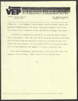 VEP Press Release, December 1, 1983