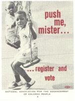"Push Me, Mister, Register and Vote", circa 1965