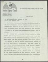 Southern Regional Council News Release, 1992 Presidential Election, February 10, 1989