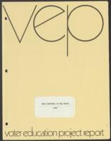 "What Happened in the South", 1980, VEP Report, 1981
