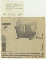 John Lewis, July 29, 1976